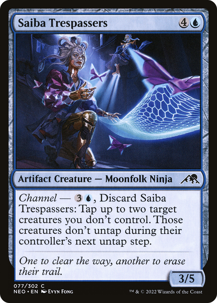 {C} Saiba Trespassers [Kamigawa: Neon Dynasty][NEO 077]