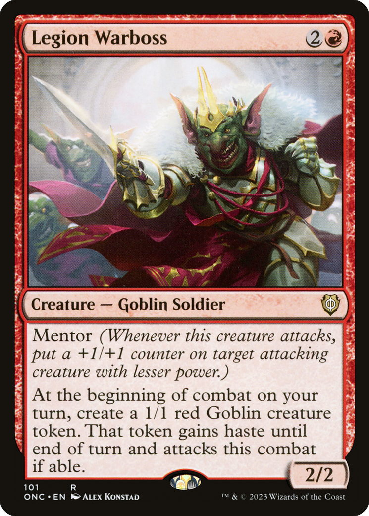 {R} Legion Warboss [Phyrexia: All Will Be One Commander][ONC 101]