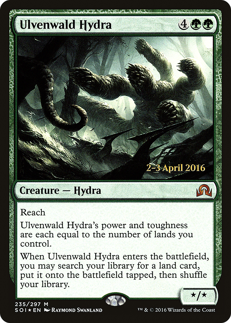 {R} Ulvenwald Hydra [Shadows over Innistrad Prerelease Promos][PR SOI 235] - Misty Mountain Games