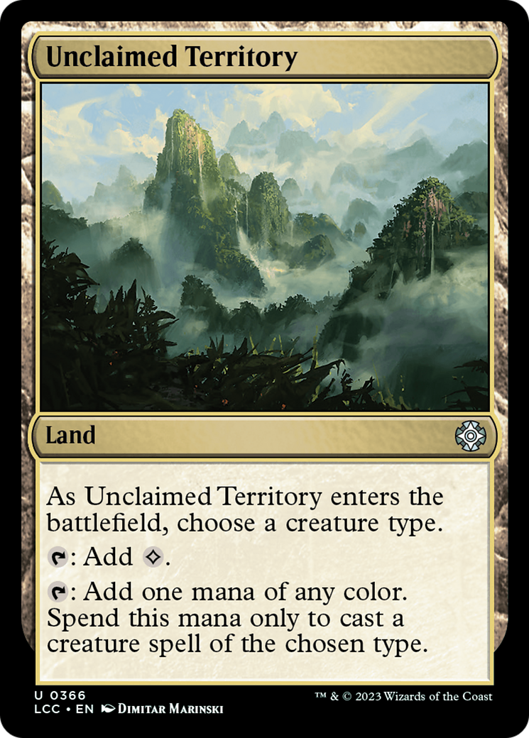 {C} Unclaimed Territory [The Lost Caverns of Ixalan Commander][LCC 366]