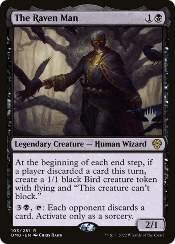 {R} The Raven Man (Promo Pack) [Dominaria United Promos][PP DMU 103]