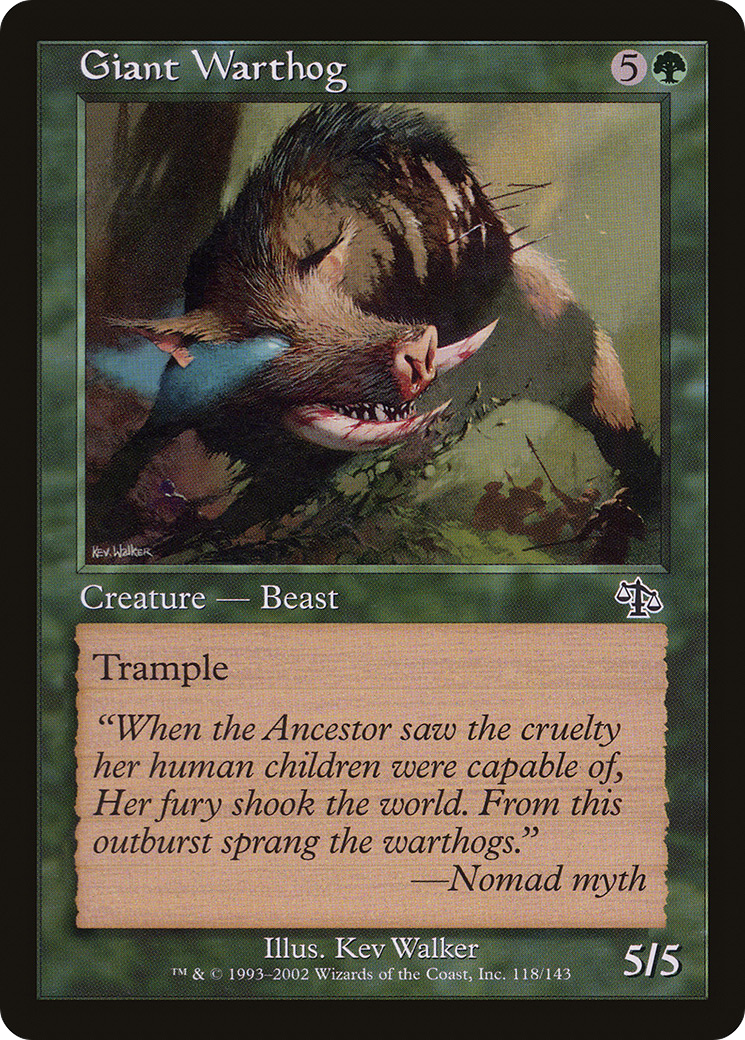 {C} Giant Warthog [Judgment][JUD 118]