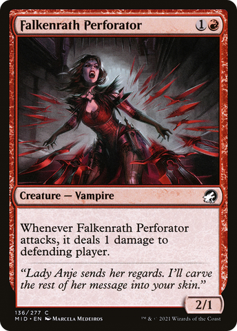 {C} Falkenrath Perforator [Innistrad: Midnight Hunt][MID 136]