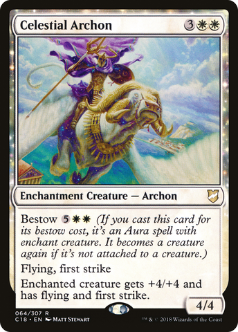 {R} Celestial Archon [Commander 2018][C18 064]