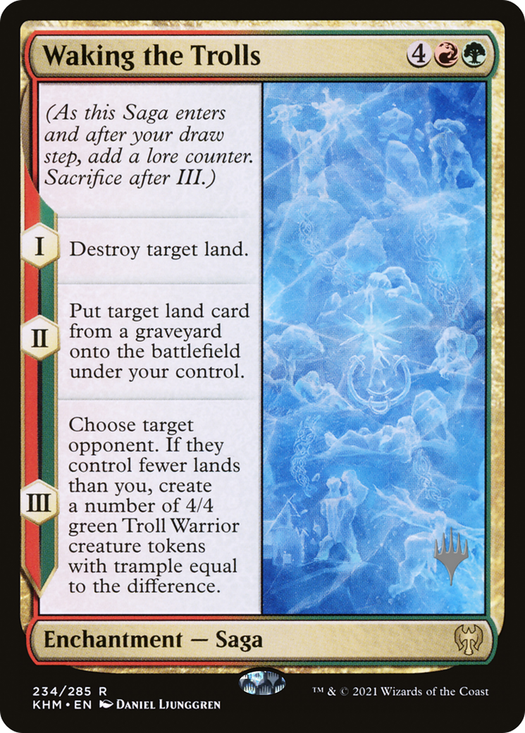 {R} Waking the Trolls (Promo Pack) [Kaldheim Promos][PP KHM 234]