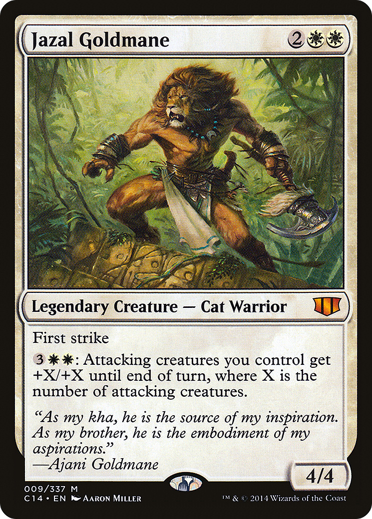 {R} Jazal Goldmane [Commander 2014][C14 009]
