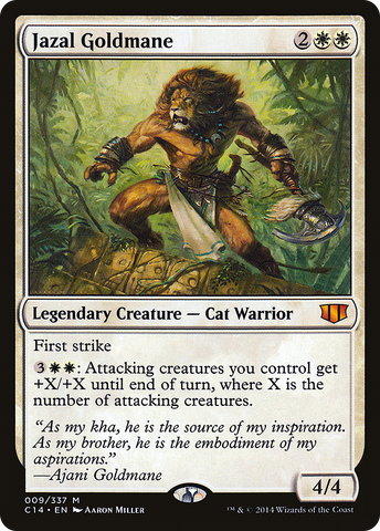 {R} Jazal Goldmane [Commander 2014][C14 009]