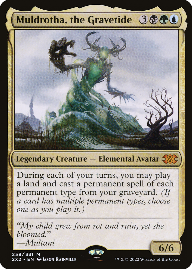 {R} Muldrotha, the Gravetide [Double Masters 2022][2X2 258]