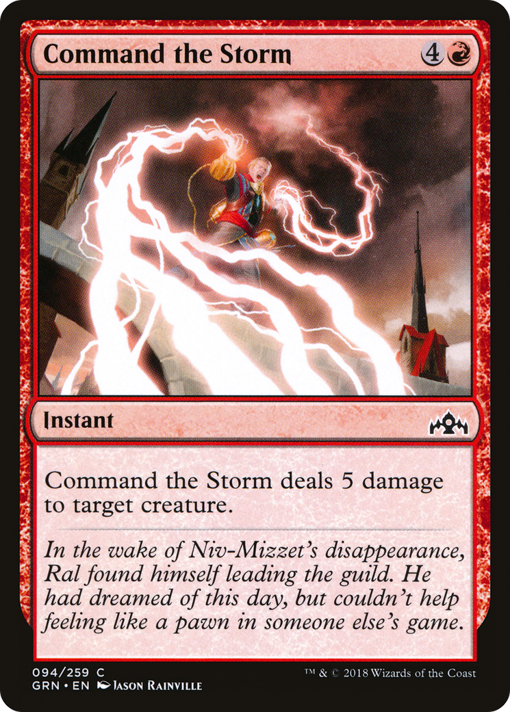 {C} Command the Storm [Guilds of Ravnica][GRN 094]