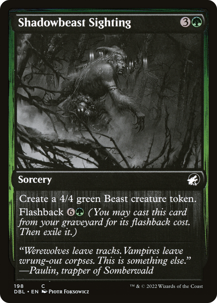 {C} Shadowbeast Sighting [Innistrad: Double Feature][DBL 198]