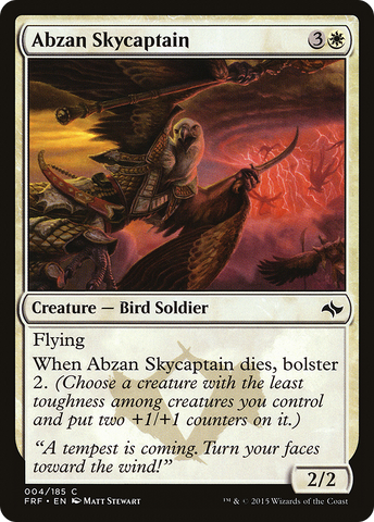 {C} Abzan Skycaptain [Fate Reforged][FRF 004]