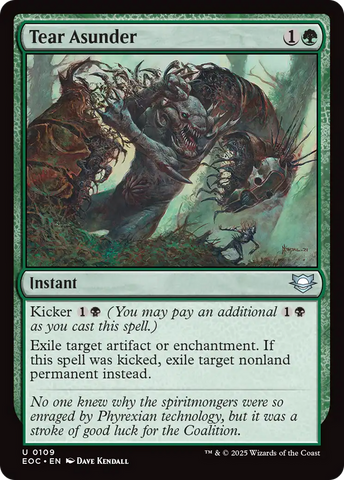 {@@ EOC C} Tear Asunder [Edge of Eternities Commander][EOC 109]
