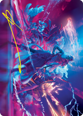 {A} Prismari Command Art Card (Gold-Stamped Signature) [Strixhaven: School of Mages Art Series][GS ASTX 035]