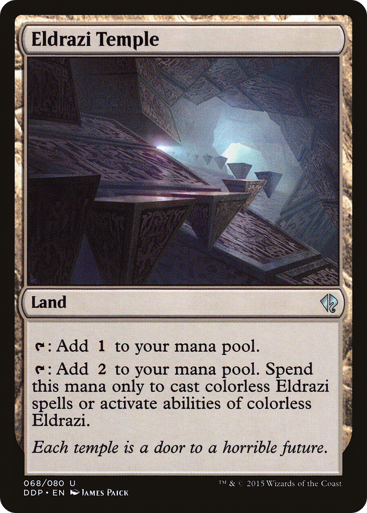 {C} Eldrazi Temple [Duel Decks: Zendikar vs. Eldrazi][DDP 068]