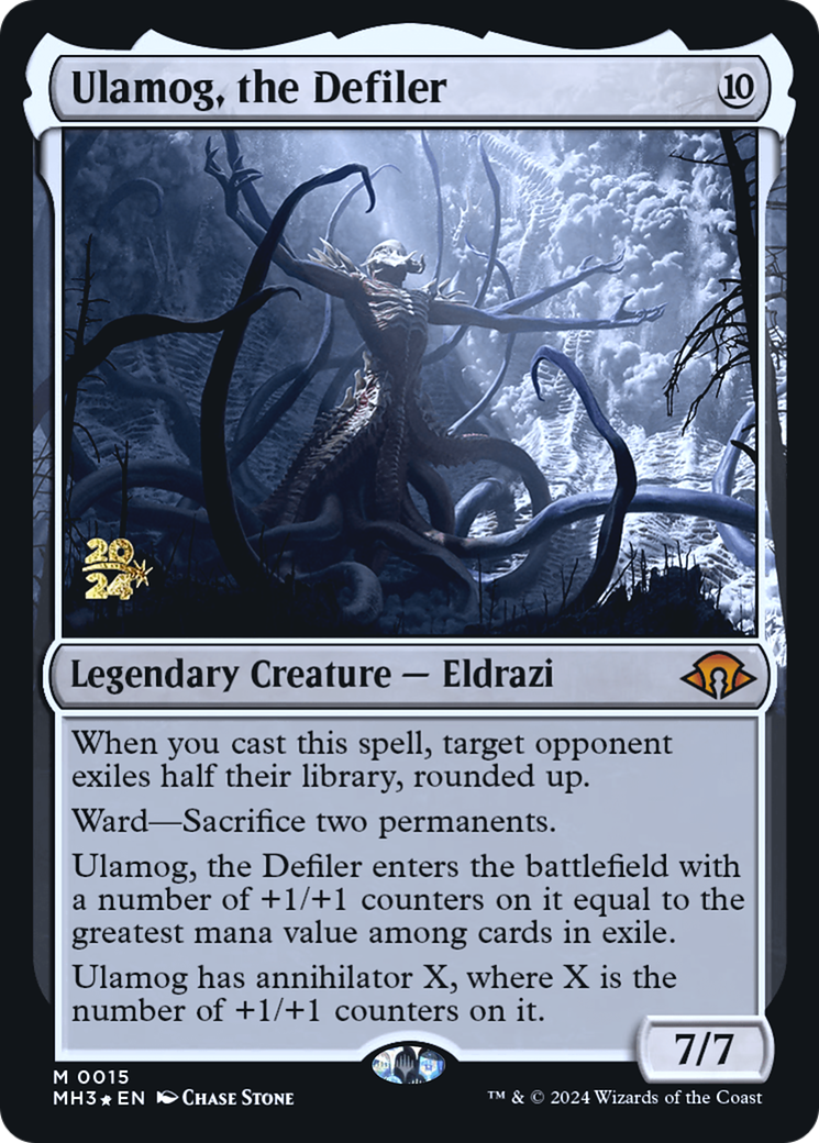 {R} Ulamog, the Defiler [Modern Horizons 3 Prerelese Promos][PR PMH3 015]