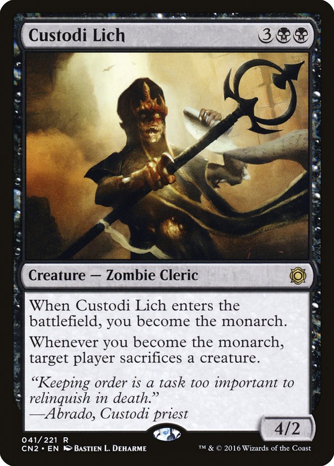 {R} Custodi Lich [Conspiracy: Take the Crown][CN2 041]