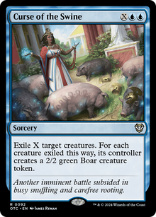 {R} Curse of the Swine [Outlaws of Thunder Junction Commander][OTC 092]