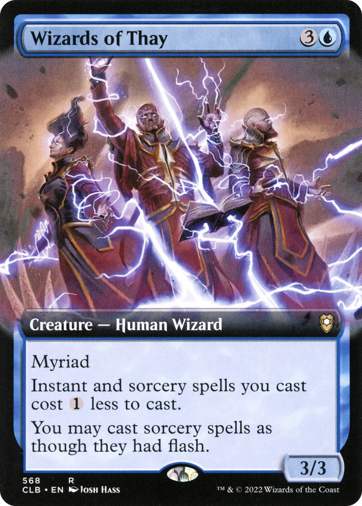 {R} Wizards of Thay (Extended Art) [Commander Legends: Battle for Baldur's Gate][CLB 568]