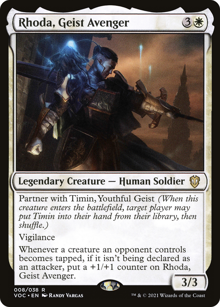 {R} Rhoda, Geist Avenger [Innistrad: Crimson Vow Commander][VOC 008]
