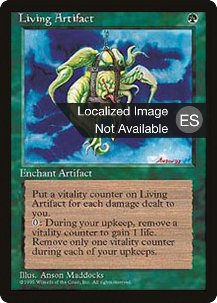 {F} Living Artifact [Fourth Edition (Foreign Black Border)][FBB 4ED 259]