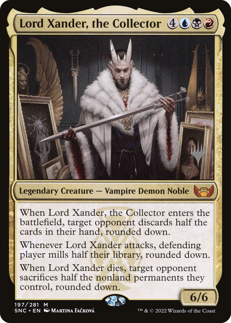{R} Lord Xander, the Collector (Promo Pack) [Streets of New Capenna Promos][PP SNC 197]