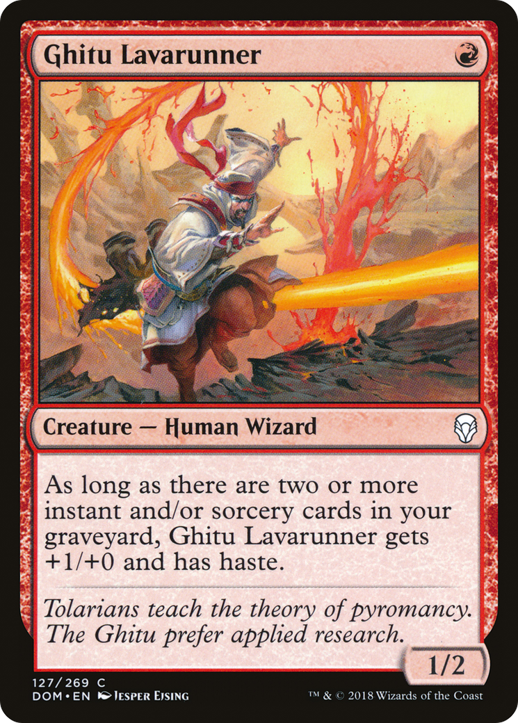 {C} Ghitu Lavarunner [Dominaria][DOM 127]