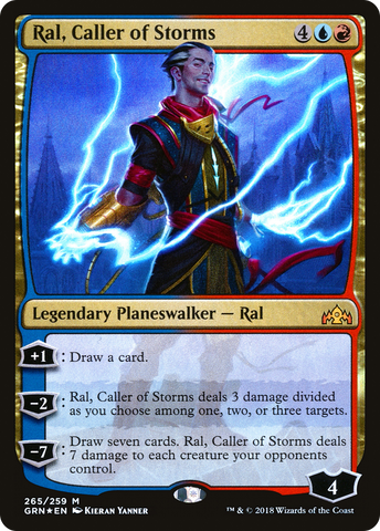 {R} Ral, Caller of Storms [Guilds of Ravnica][GRN 265]