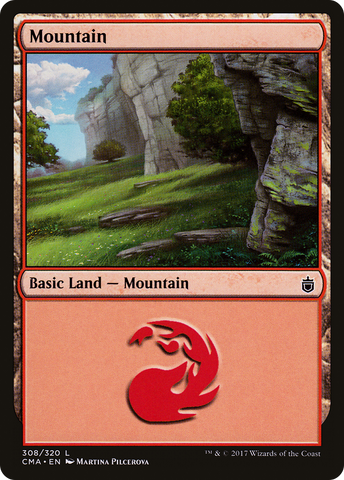 {B}[CMA 308] Mountain (308) [Commander Anthology]