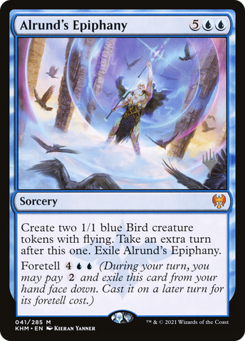 {R} Alrund's Epiphany (Promo Pack) [Kaldheim Promos][PP KHM 041]