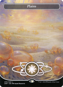 {B}[UNF 235] Plains (235) (Borderless) [Unfinity]