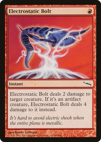 {C} Electrostatic Bolt [Mirrodin][MRD 089]