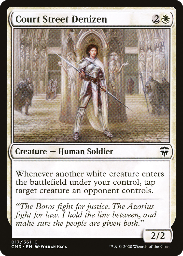 {C} Court Street Denizen [Commander Legends][CMR 017]