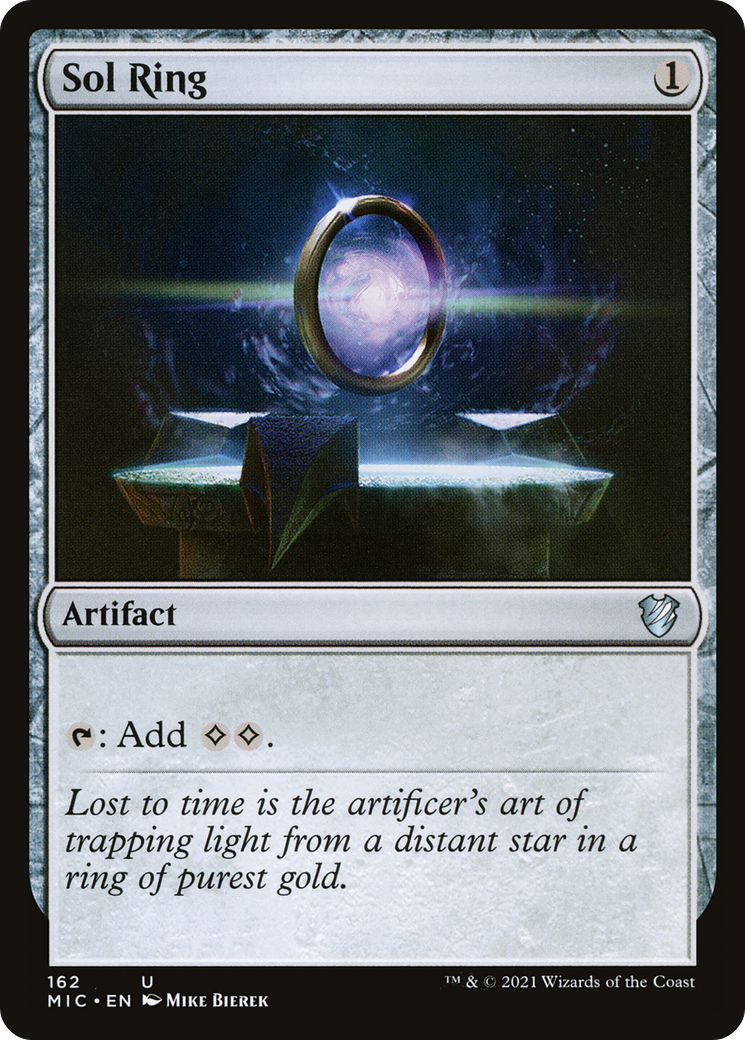 {C} Sol Ring [Innistrad: Midnight Hunt Commander][MIC 162]