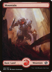 {B}[BRO 284] Mountain (284) - Full Art [The Brothers War]