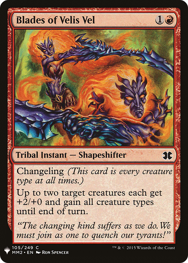{C} Blades of Velis Vel [Mystery Booster][LS MM2 105]