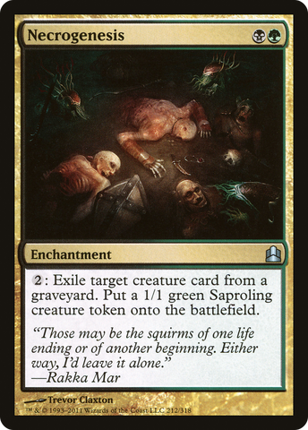 {C} Necrogenesis [Commander 2011][CMD 212]