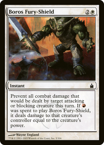 {C} Boros Fury-Shield [Ravnica: City of Guilds][RAV 005]