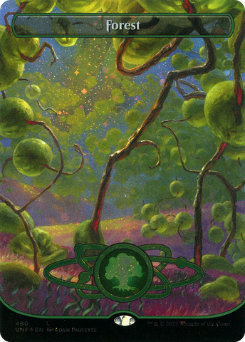 {B}[UNF 239] Forest (Planetary Space-ic Land) (Galaxy Foil) (239) [Unfinity]