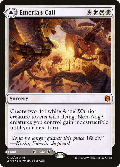 {R} Emeria's Call // Emeria, Shattered Skyclave [Zendikar Rising][ZNR 012] - Misty Mountain Games