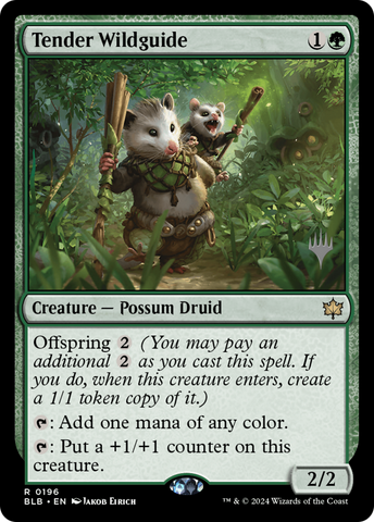 {@R} Tender Wildguide (Promo Pack) [Bloomburrow Promos][PP BLB 196]