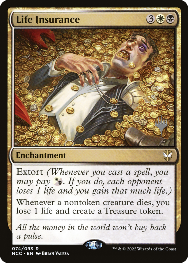 {R} Life Insurance (Promo Pack) [Streets of New Capenna Commander Promos][PP NCC 074]