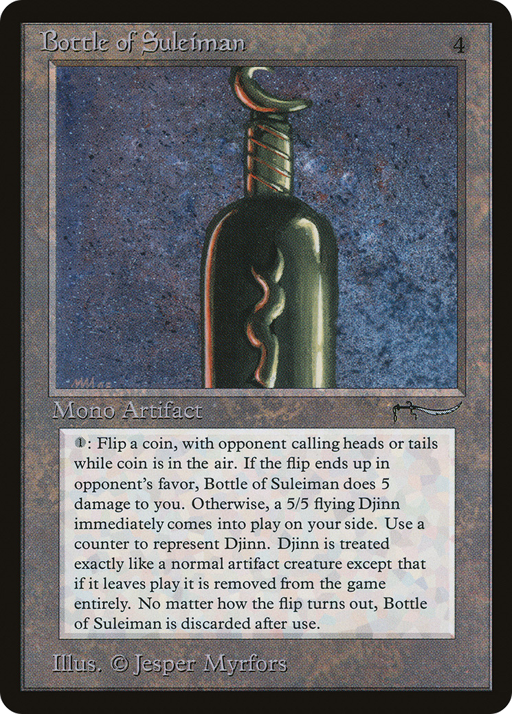 {R} Bottle of Suleiman [Arabian Nights][ARN 058]