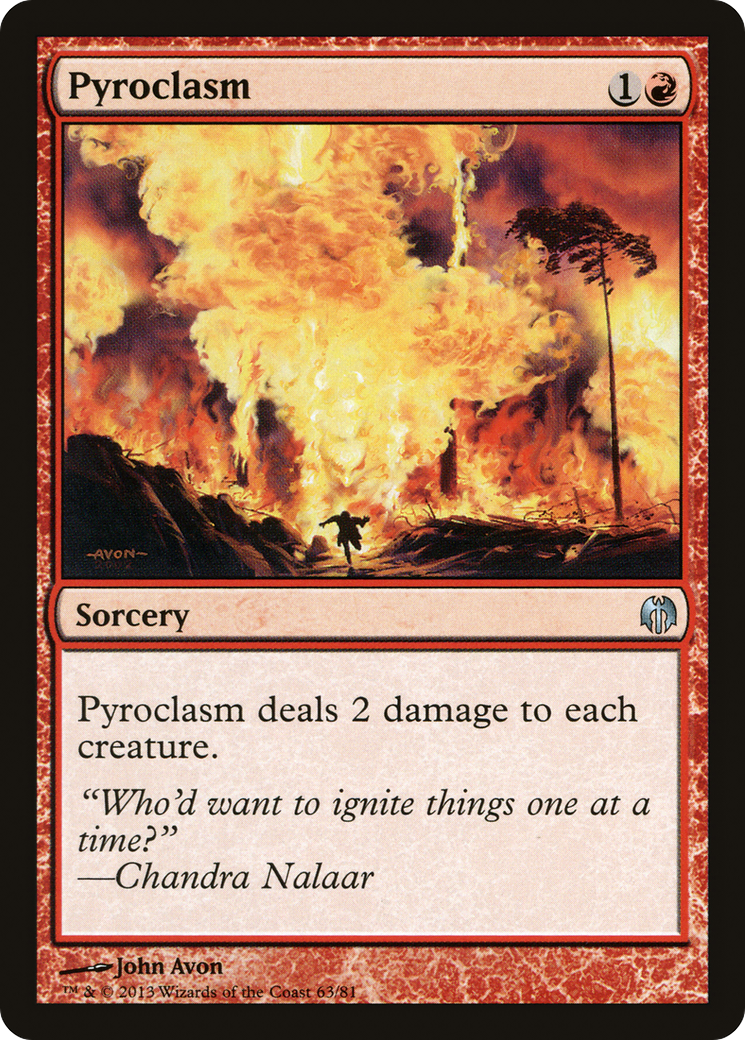 {C} Pyroclasm [Duel Decks: Heroes vs. Monsters][DDL 063]