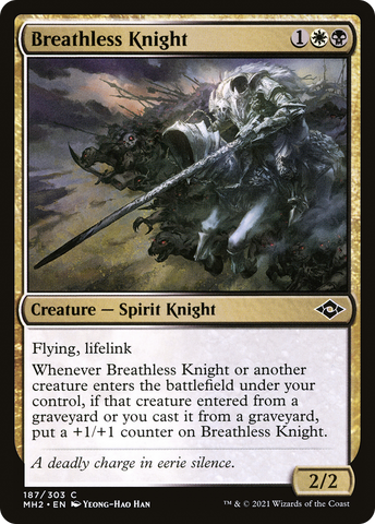 {C} Breathless Knight [Modern Horizons 2][MH2 187]