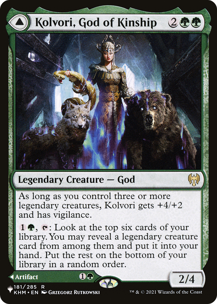 {R} Kolvori, God of Kinship // The Ringhart Crest [Secret Lair: From Cute to Brute][LS KHM 181]