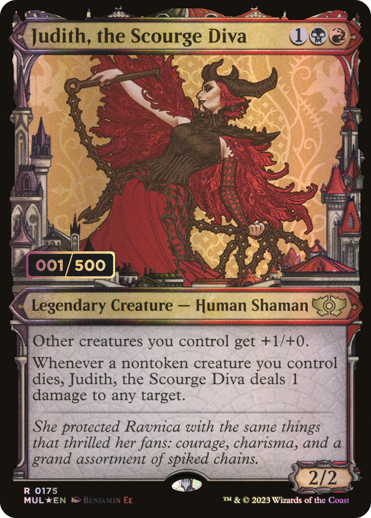 {R} Judith, the Scourge Diva (Serialized) [Multiverse Legends][SR MUL 175]