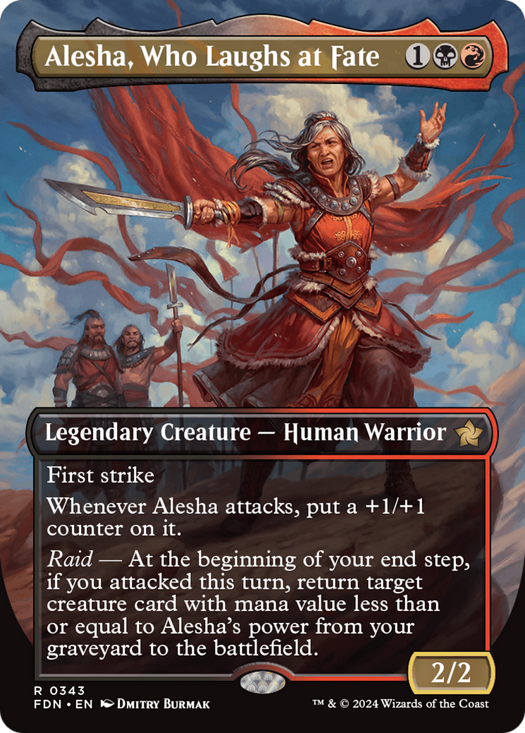 {@R} Alesha, Who Laughs at Fate (Borderless) [Foundations][FDN 343]