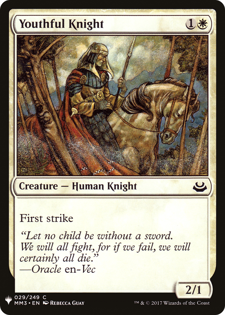 {C} Youthful Knight [Mystery Booster][LS MM3 029]