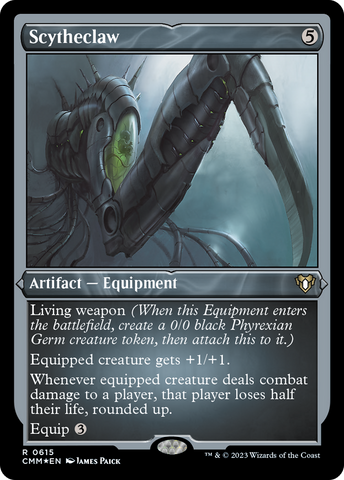 {R} Scytheclaw (Foil Etched) [Commander Masters][CMM 615]