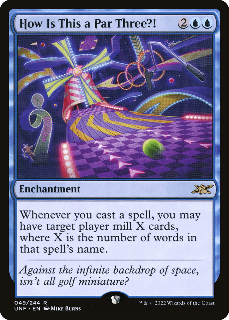 {R} How Is This a Par Three?! [Unfinity][UNF 049]